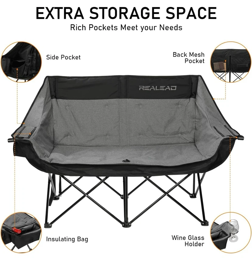 New ReaLead Double Oversized Camping Chair - photo 4