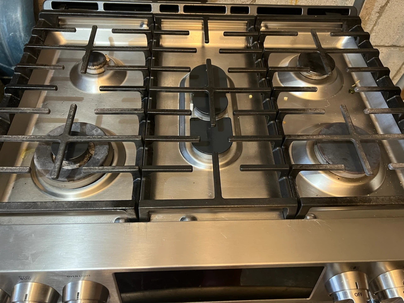 GE Stainless Steel Gas Range - photo 3