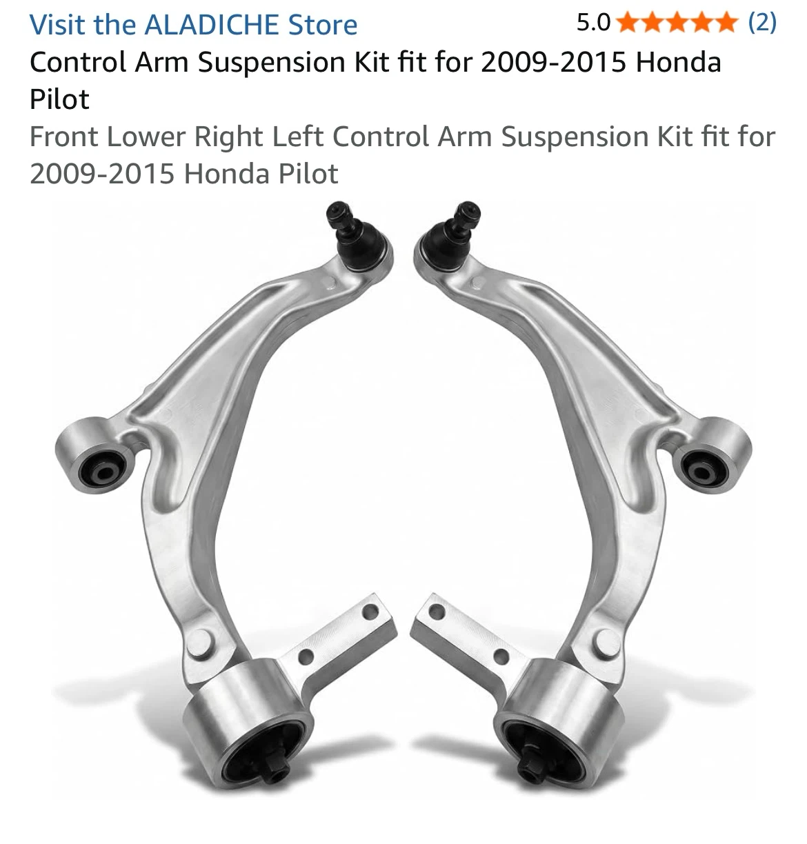 ALADICHE Control Arm Suspension Kit for Honda Pilot