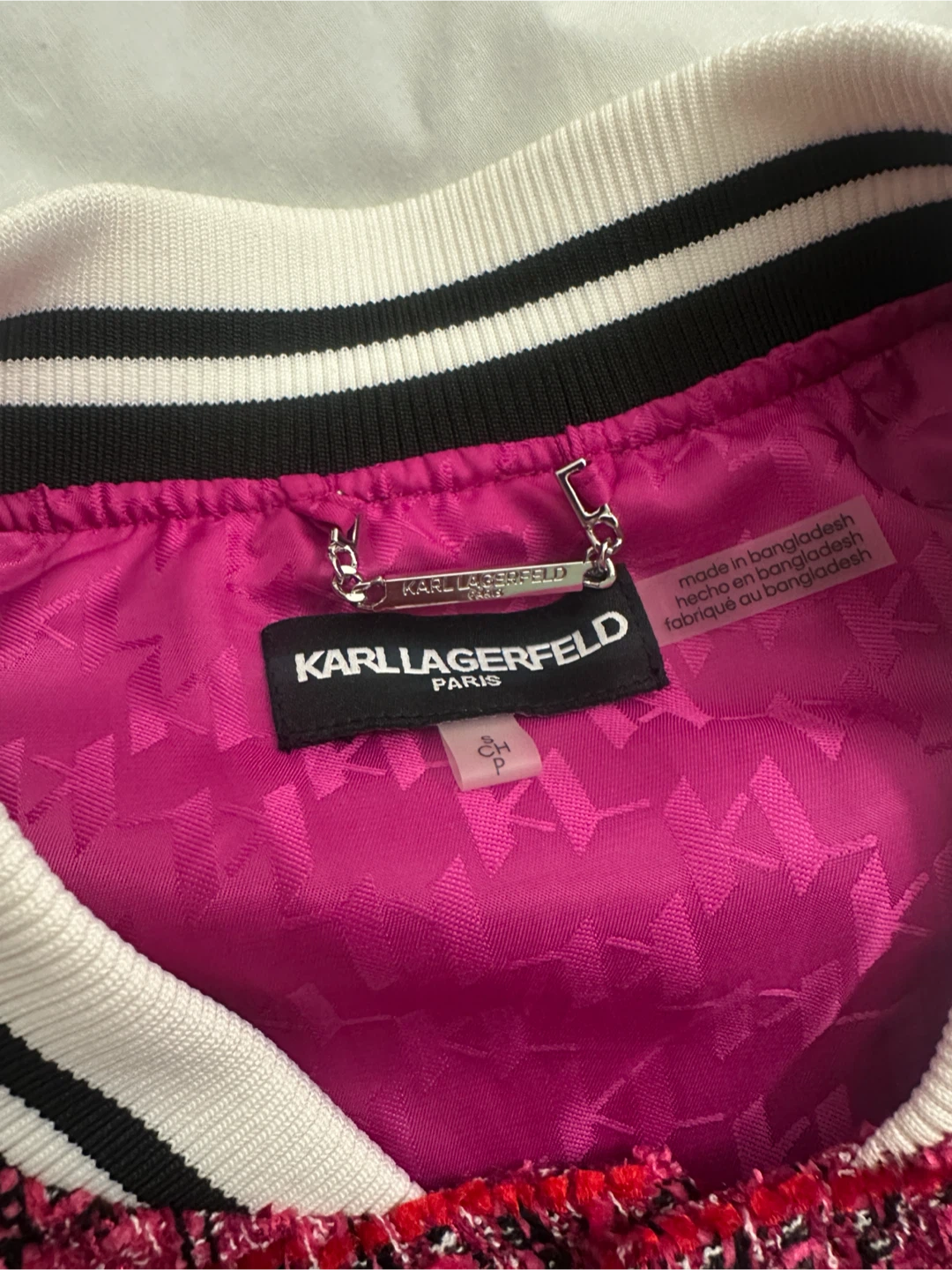 Karl Lagerfeld Paris Tweed Jacket - photo 2