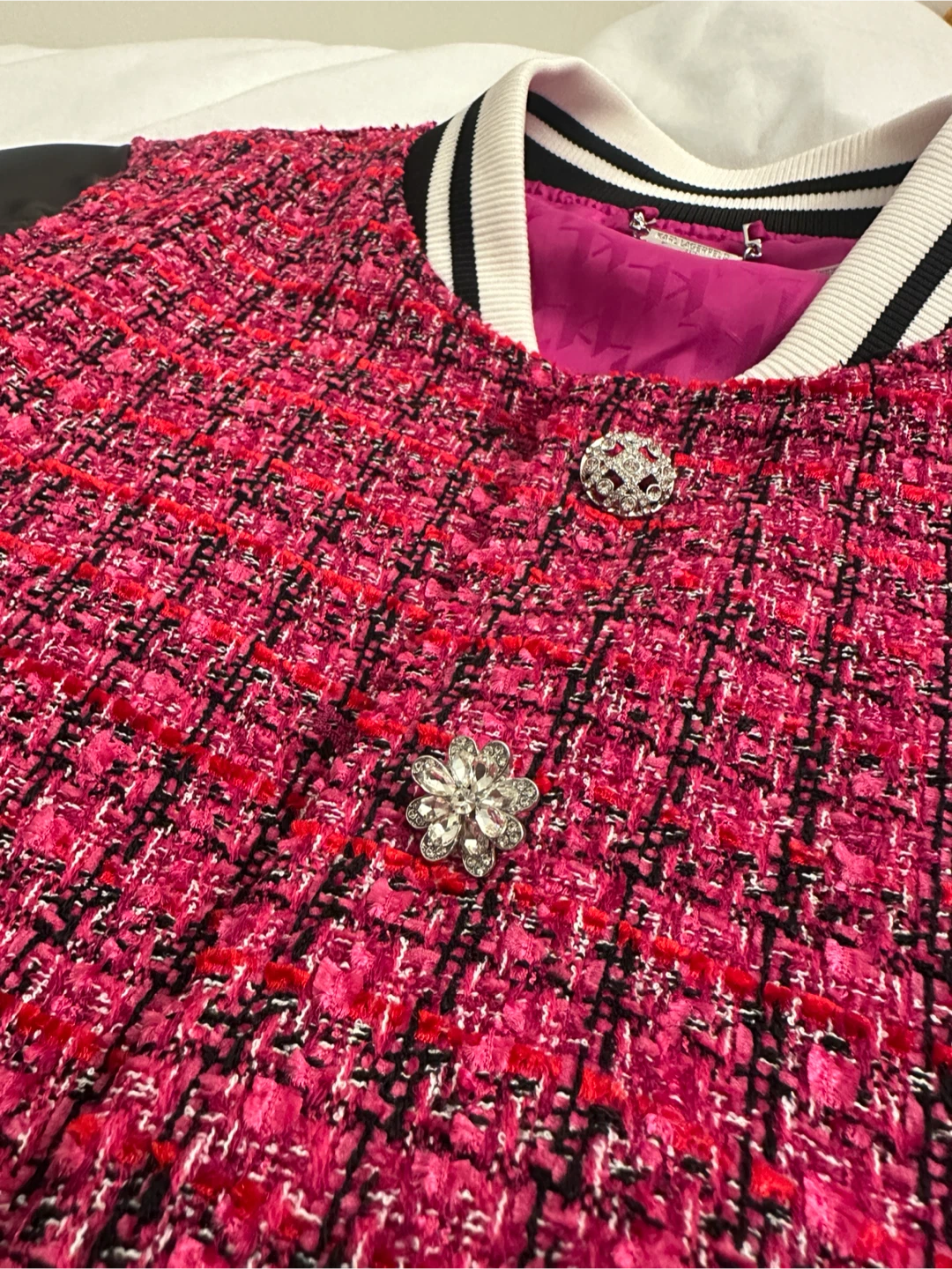 Karl Lagerfeld Paris Tweed Jacket - photo 3