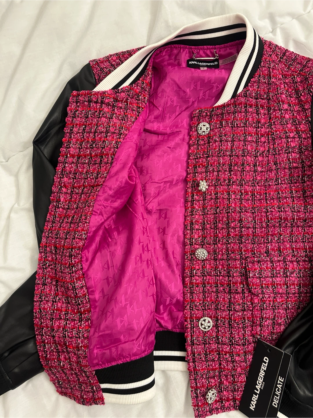 Karl Lagerfeld Paris Tweed Jacket - photo 4