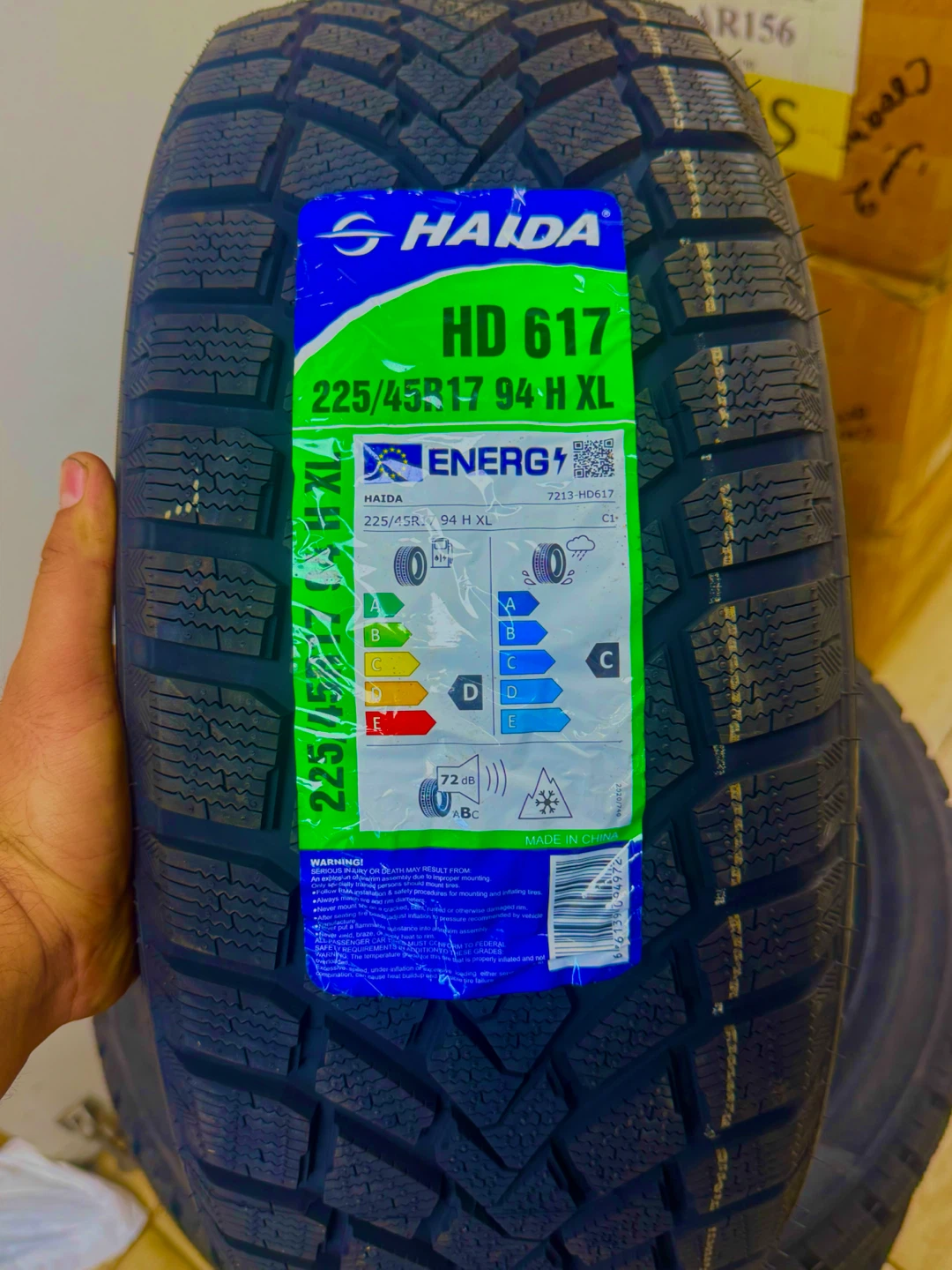 225/45/17 Set of 4 Haida HD 617 Tires