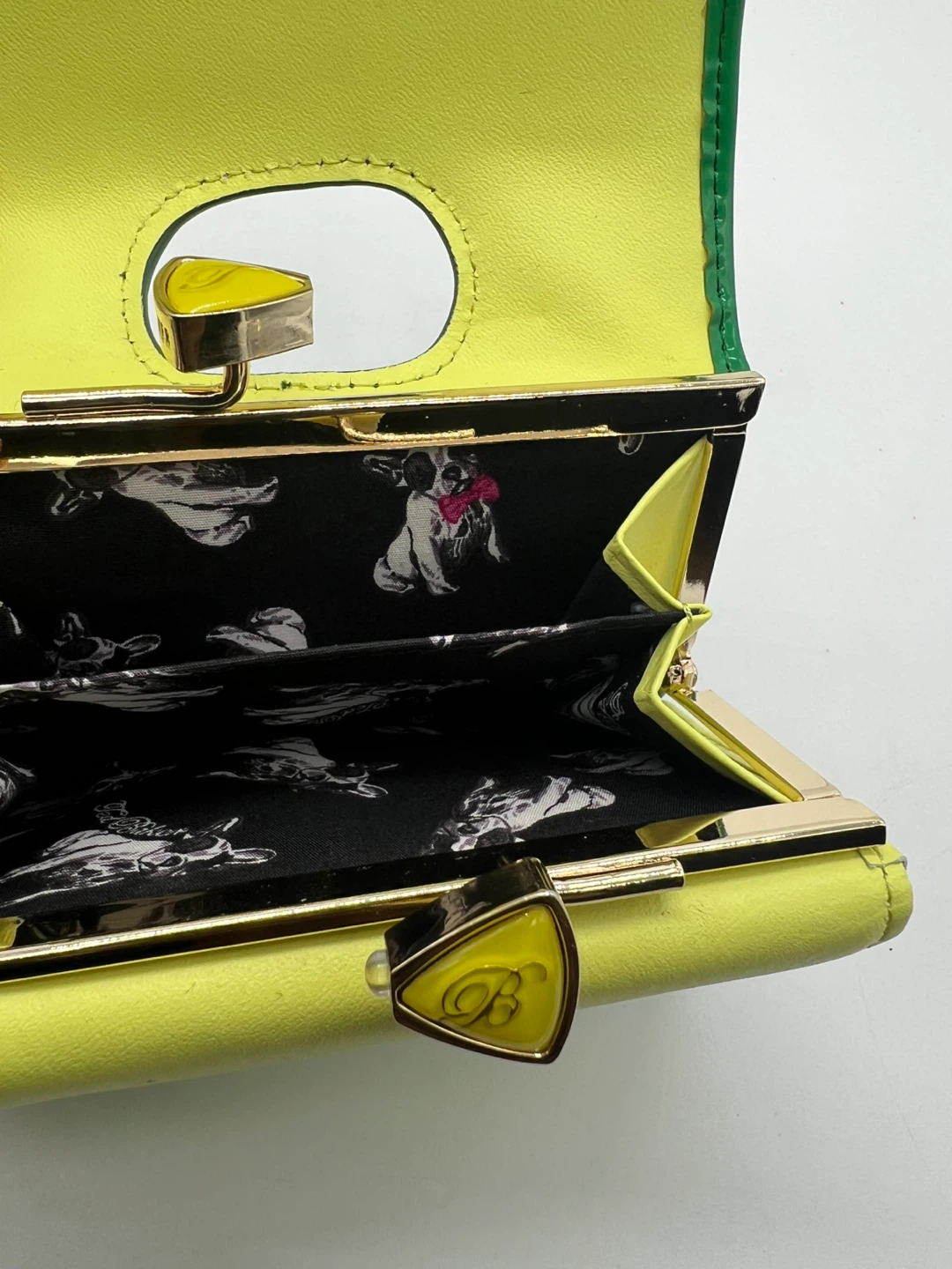 Ted Baker Lenora Bow Green Patent Leather Wallet - photo 5