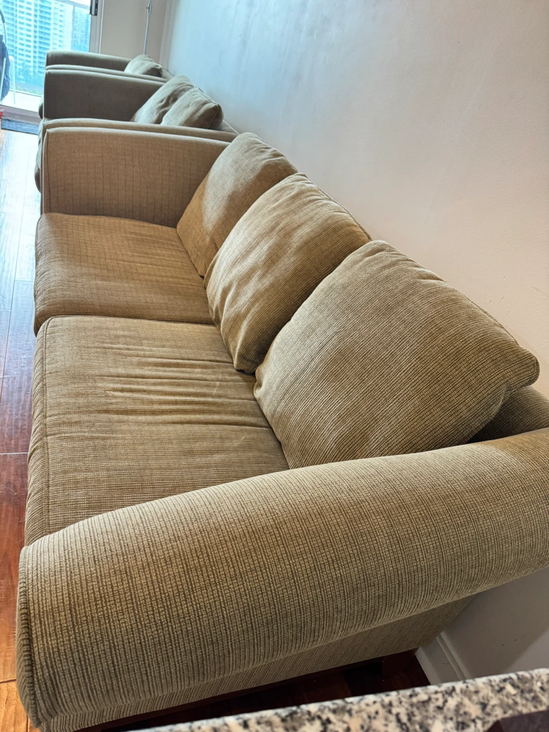 3-Piece Living Room Sofa Set – 3-Seater, Loveseat & Armchair