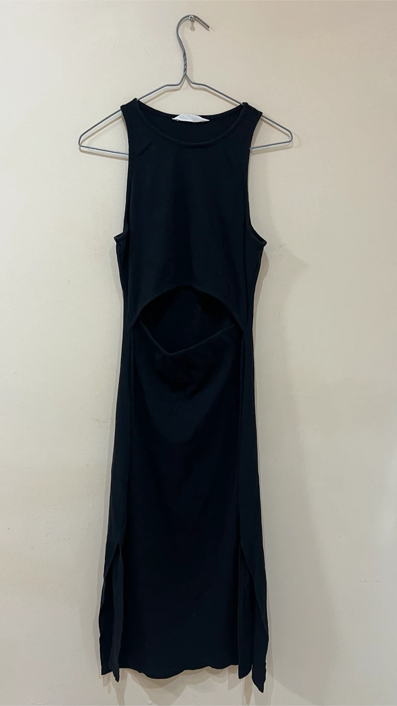 Black Cut-Out Dress