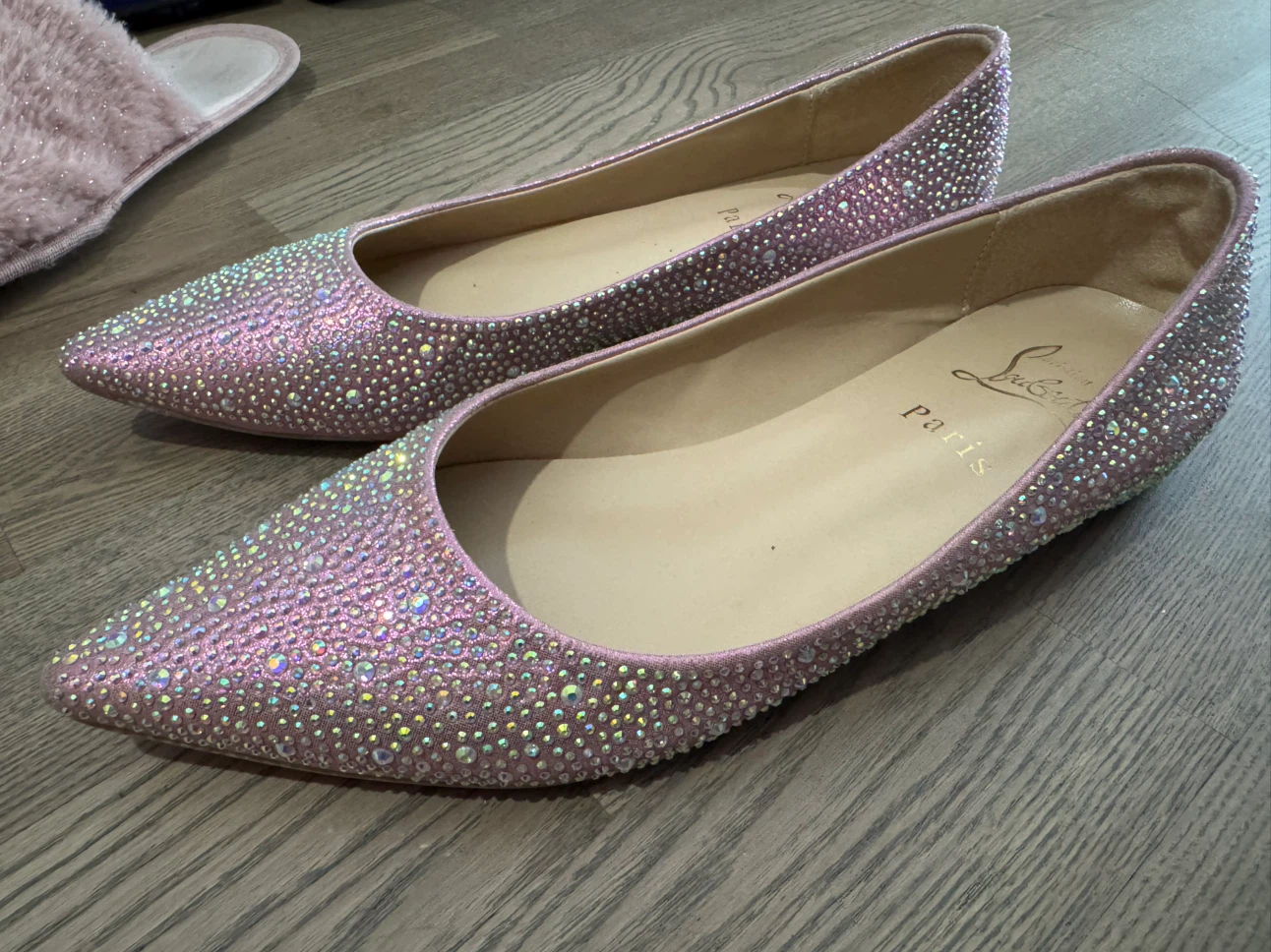 Christian Louboutin Crystal Embellished Flats - photo 2
