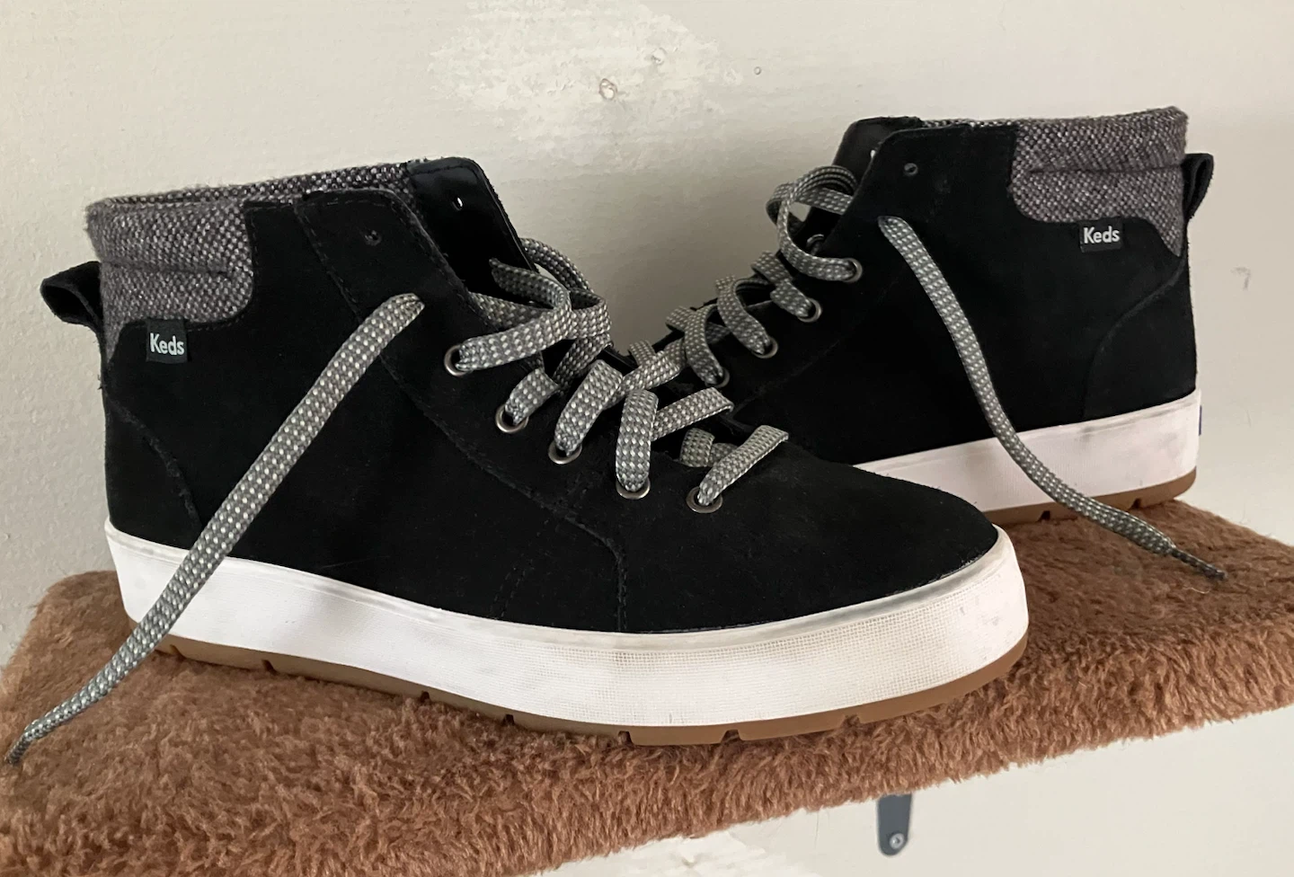 Keds Black High Top Platform Sneakers