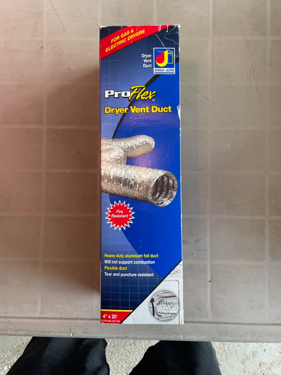 Dundas Jafine ProFlex Dryer Vent Duct 4" x 20'