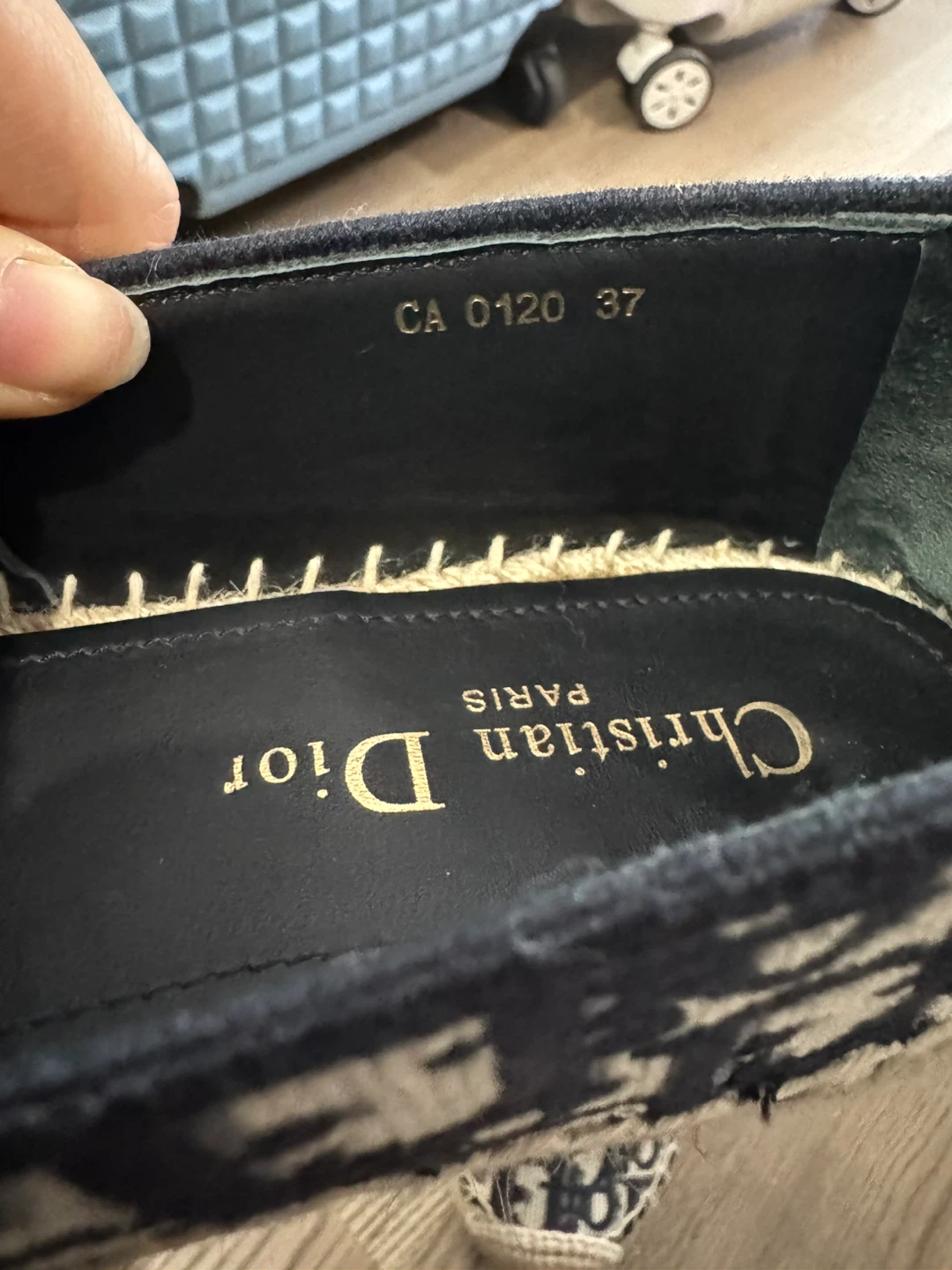 Authentic Christian Dior Oblique Canvas Espadrilles - photo 2