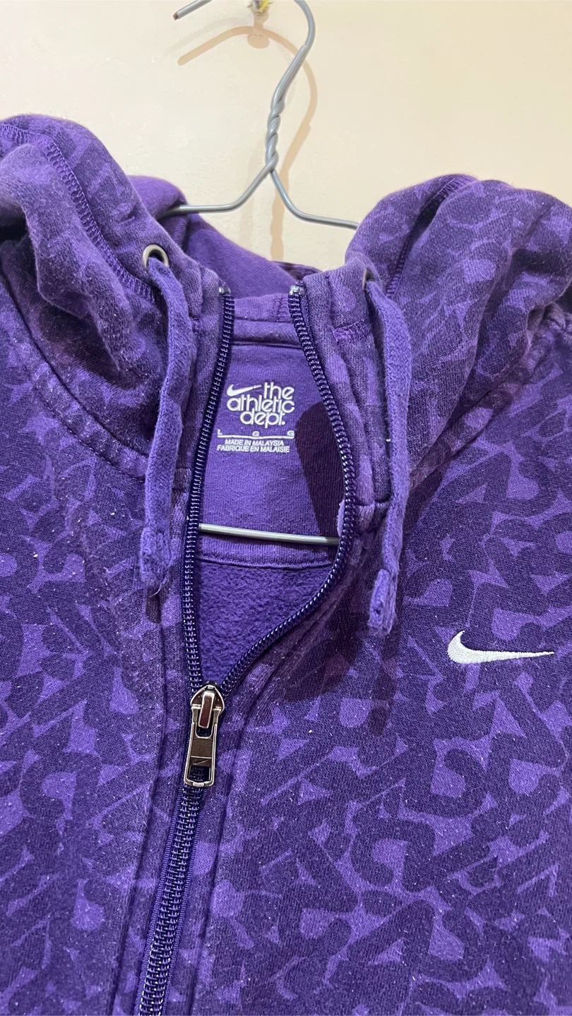 Nike Purple Full-Zip Hoodie - photo 3