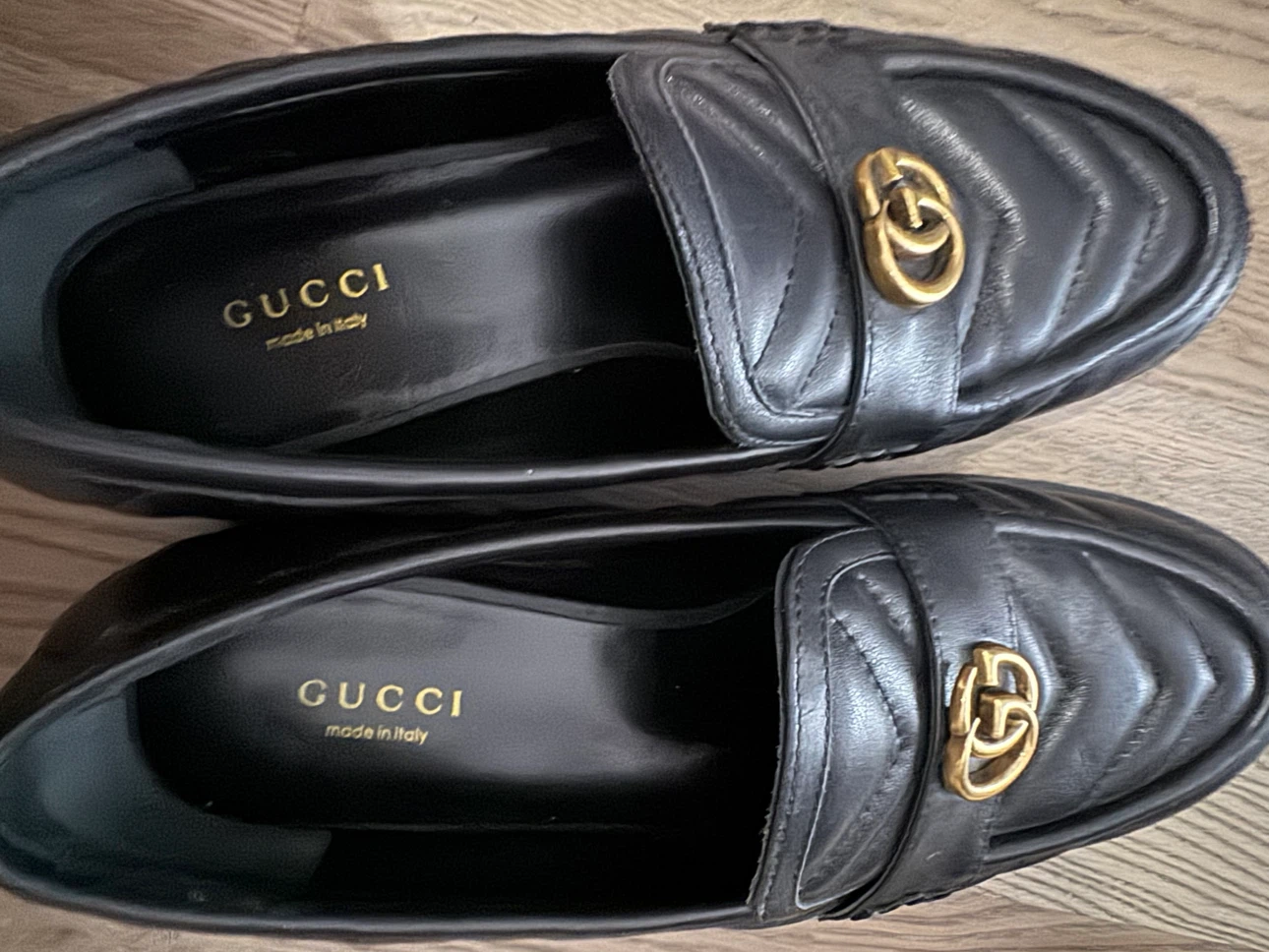 Authentic Gucci GG Marmont Quilted Loafers - photo 5
