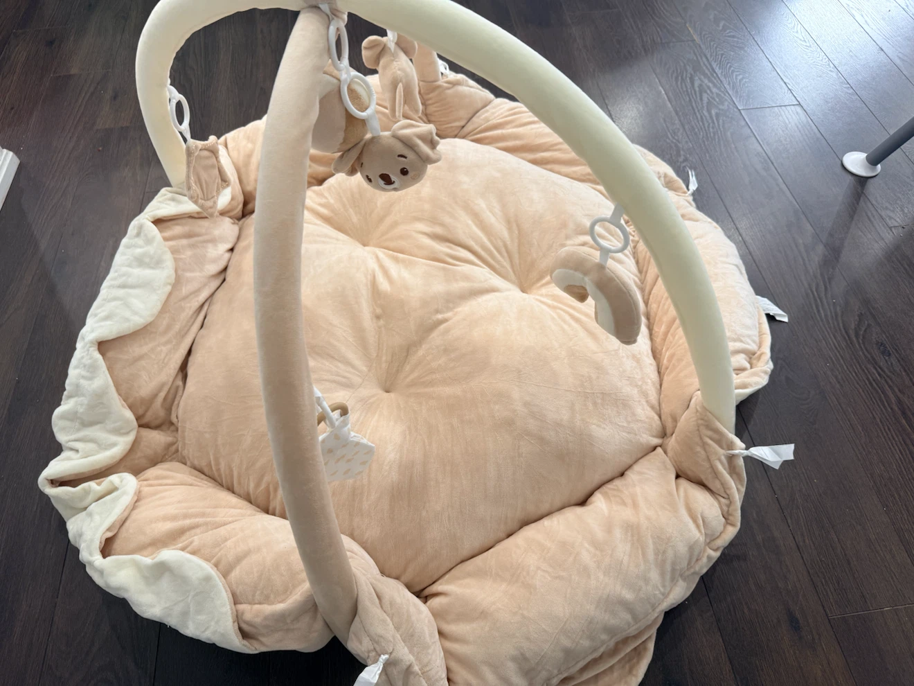 5-in-1 Thick & Plush Play Gym, Convertible Baby Play Mat - photo 3