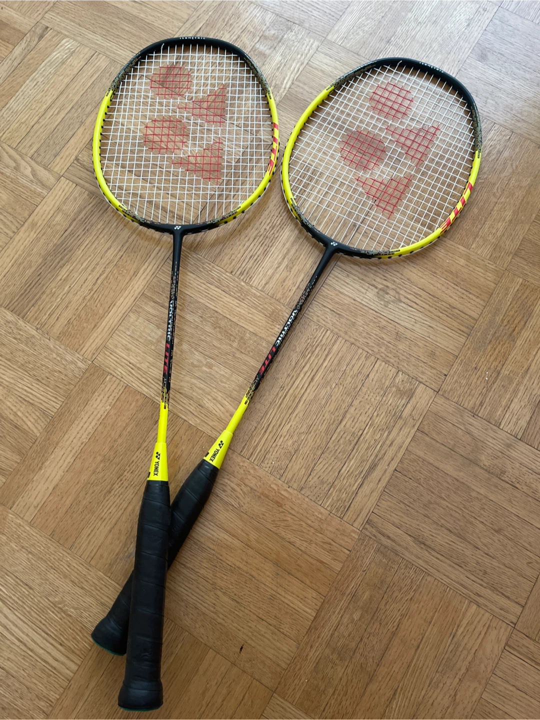 Two Yonex Voltric Lite Badminton Rackets