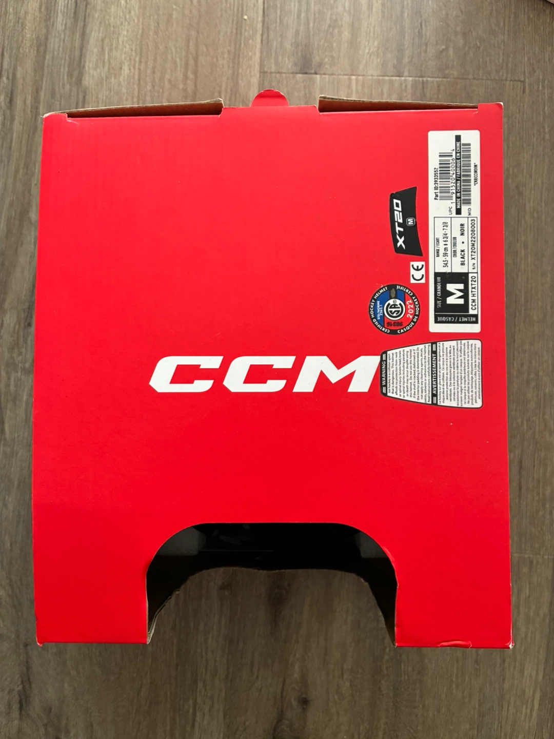 CCM XT20 Hockey Helmet, Black, Medium - photo 2