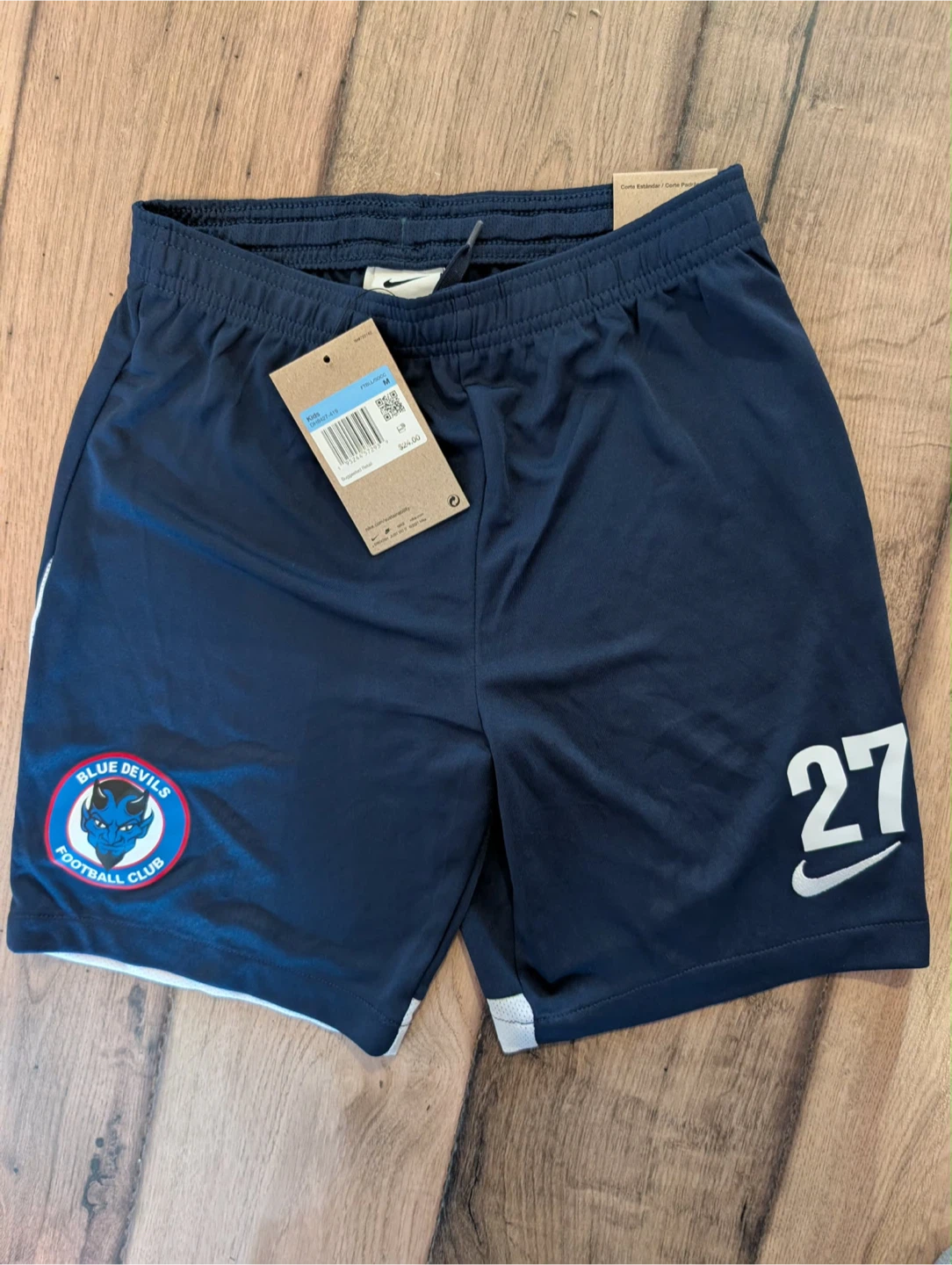 Nike Blue Devils Soccer Shorts Kids Medium
