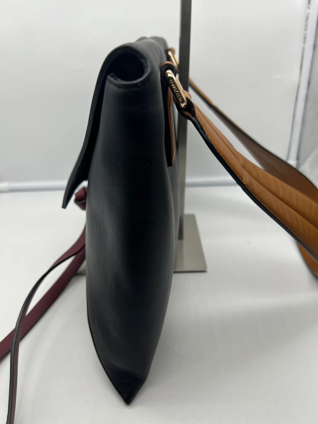 Stuart Weitzman Leather Envelope Fold Shoulder Bag - photo 3