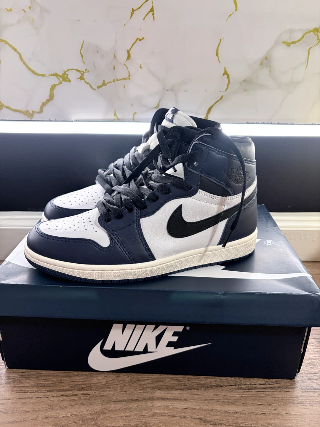 Nike Air Jordan 1 Retro High OG Midnight Navy - photo 4