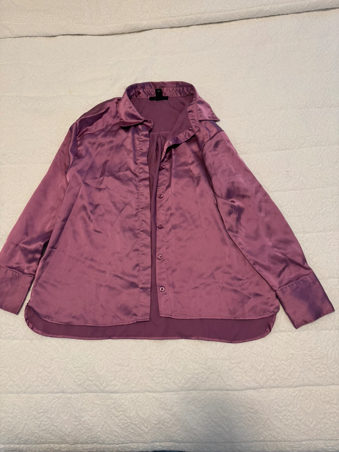 Mauve Satin Matching Three-Piece Set - photo 3