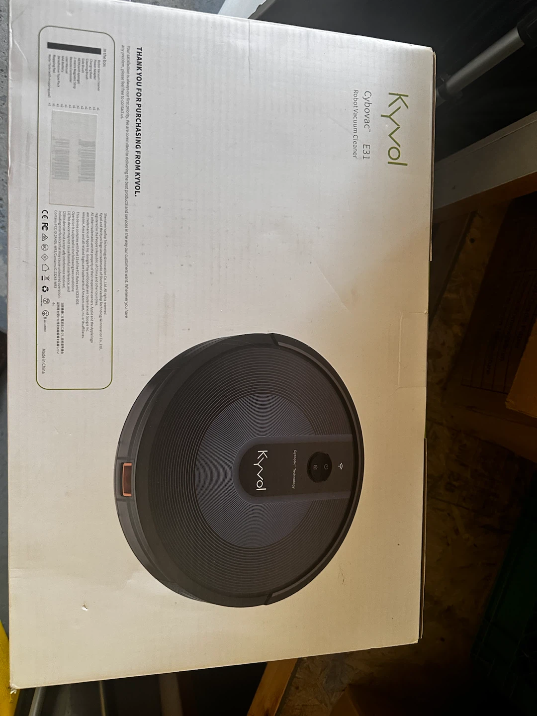 Kyvol Cybovac E31 Robot Vacuum