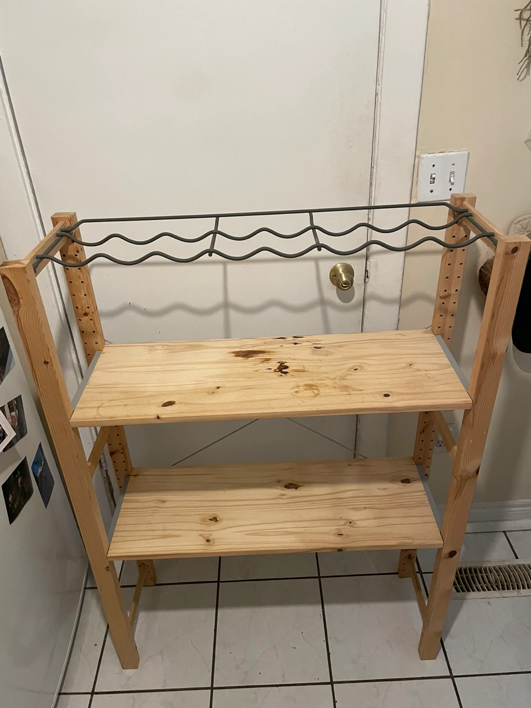 IKEA Ivar Shelving Unit with Wine Rack
