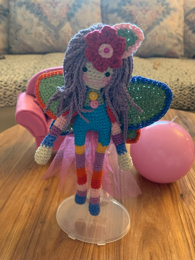 Handmade Crocheted Fairy Doll