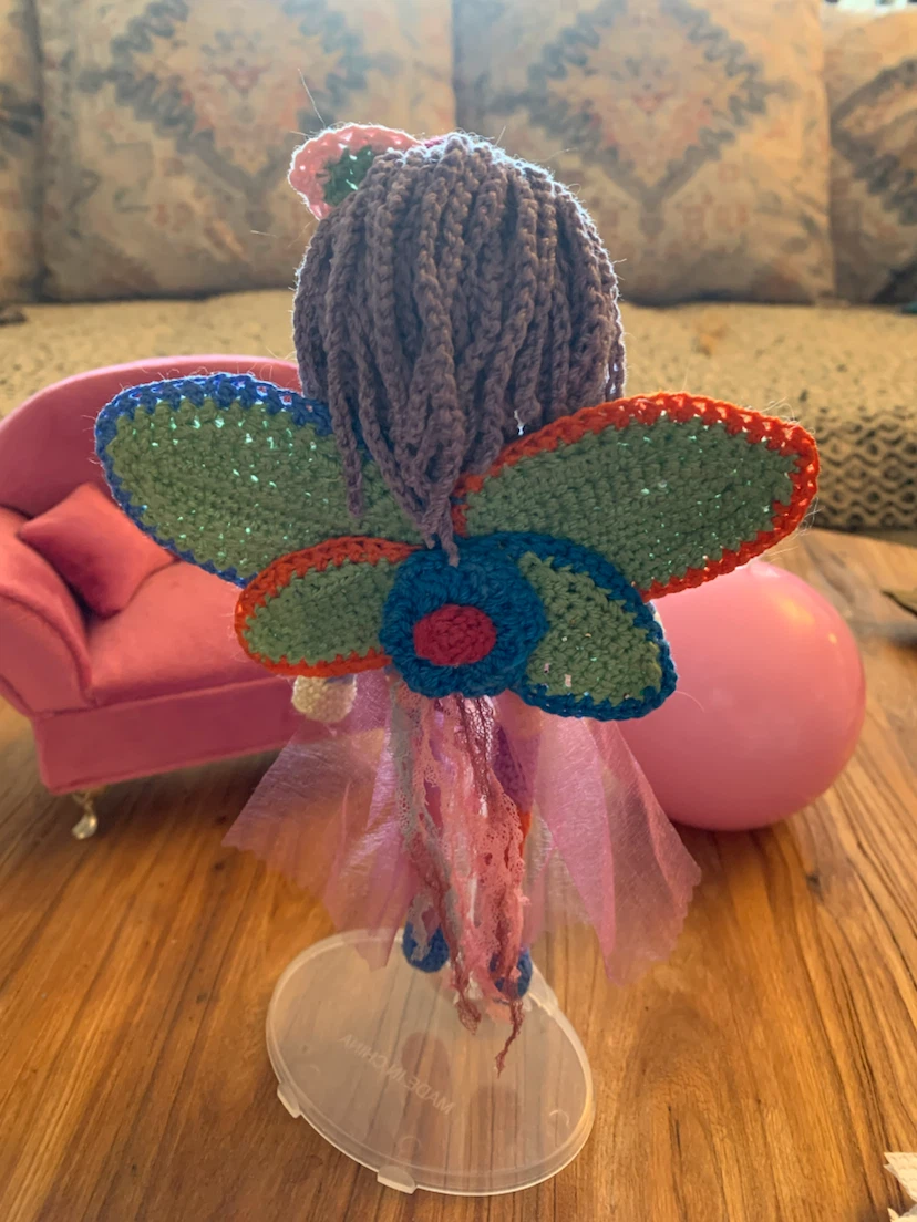 Handmade Crocheted Fairy Doll - photo 2