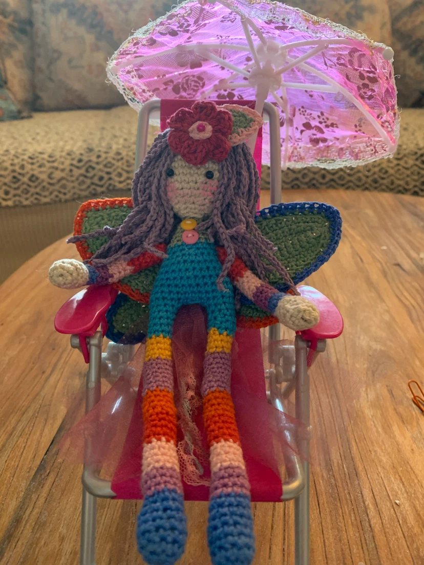 Handmade Crocheted Fairy Doll - photo 3