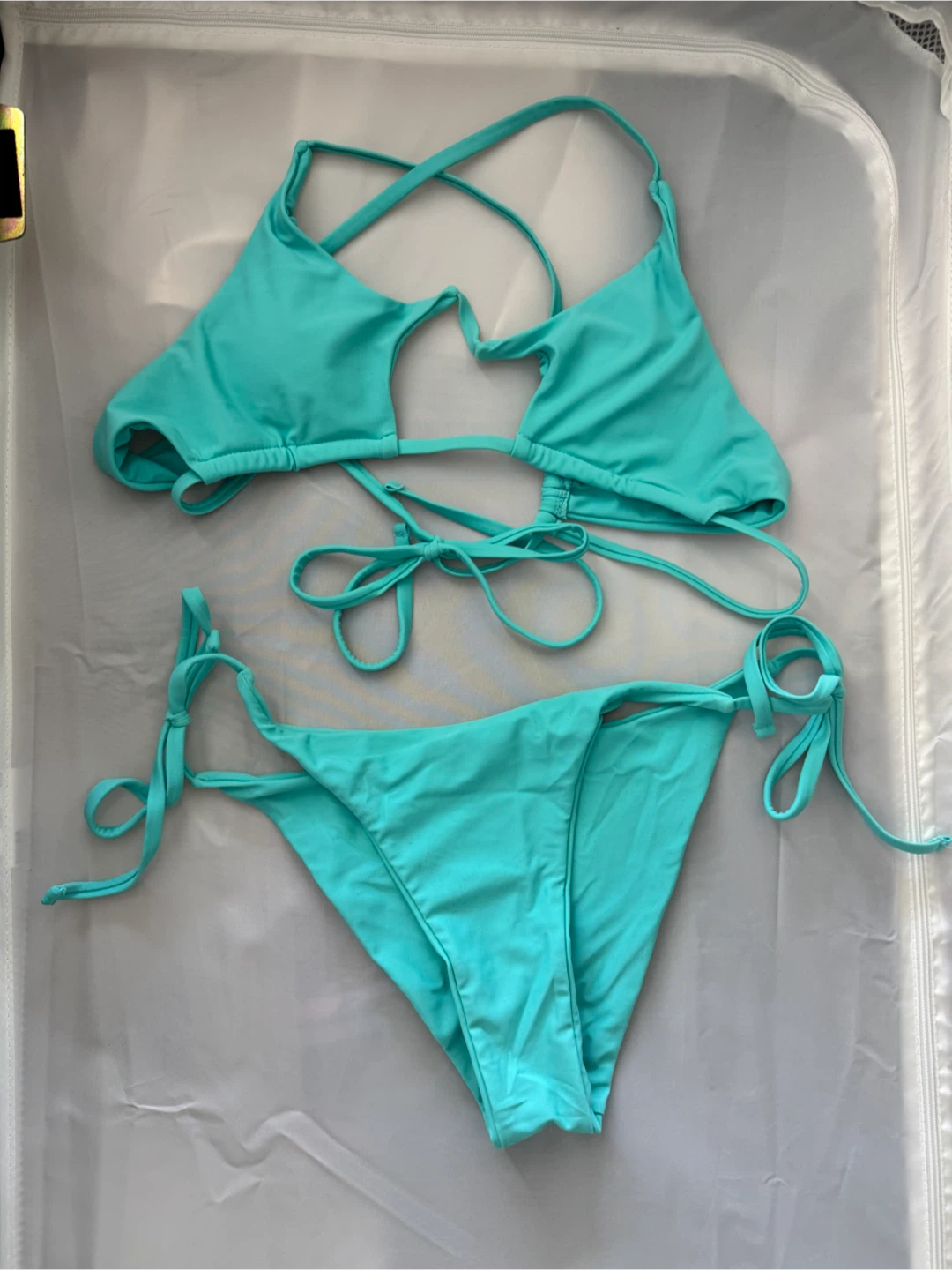 Aqua Two-Piece Bikini - M