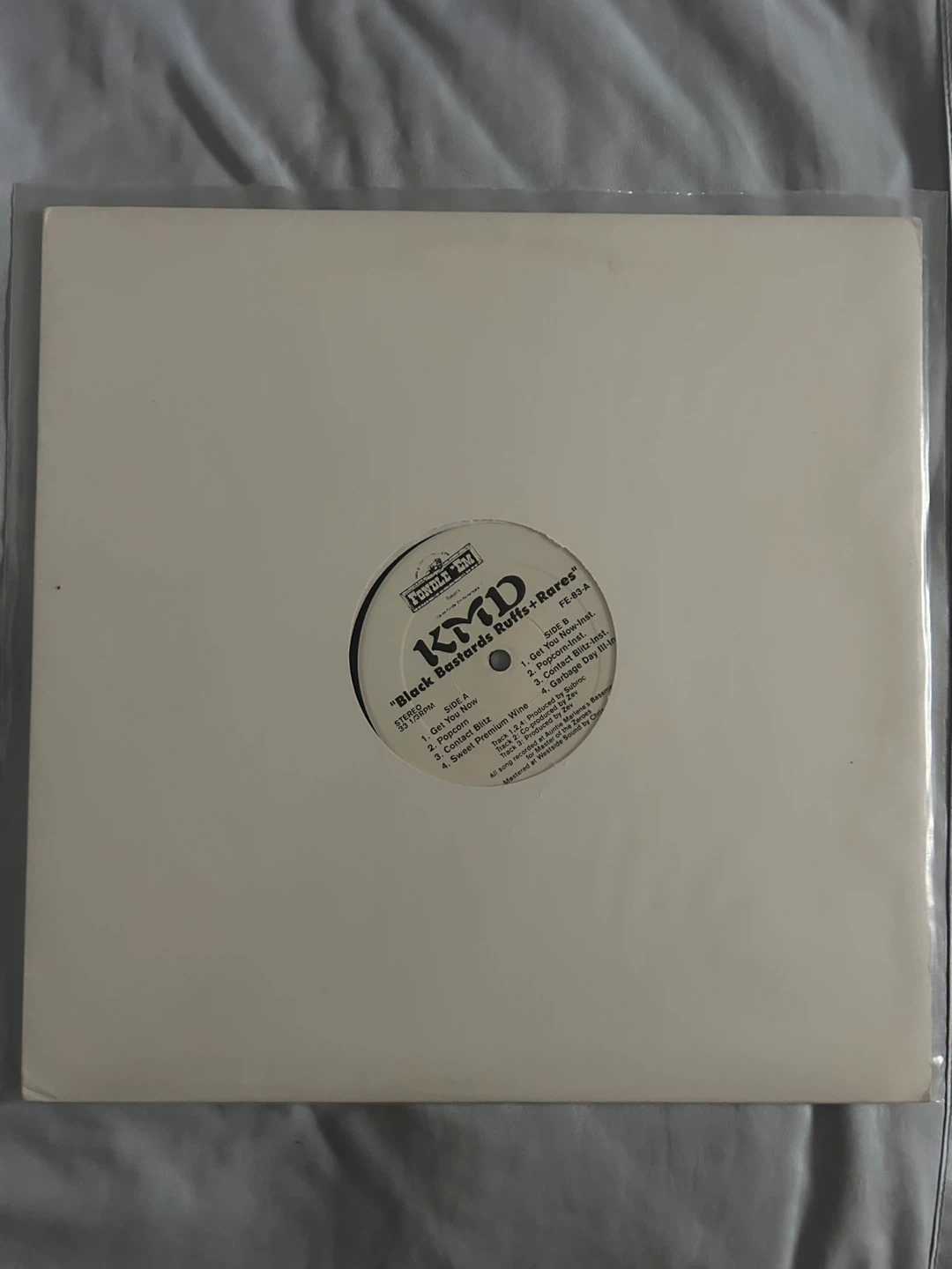 MF DOOM KMD Black Bastards Ruffs + Rares Vinyl Record - photo 3
