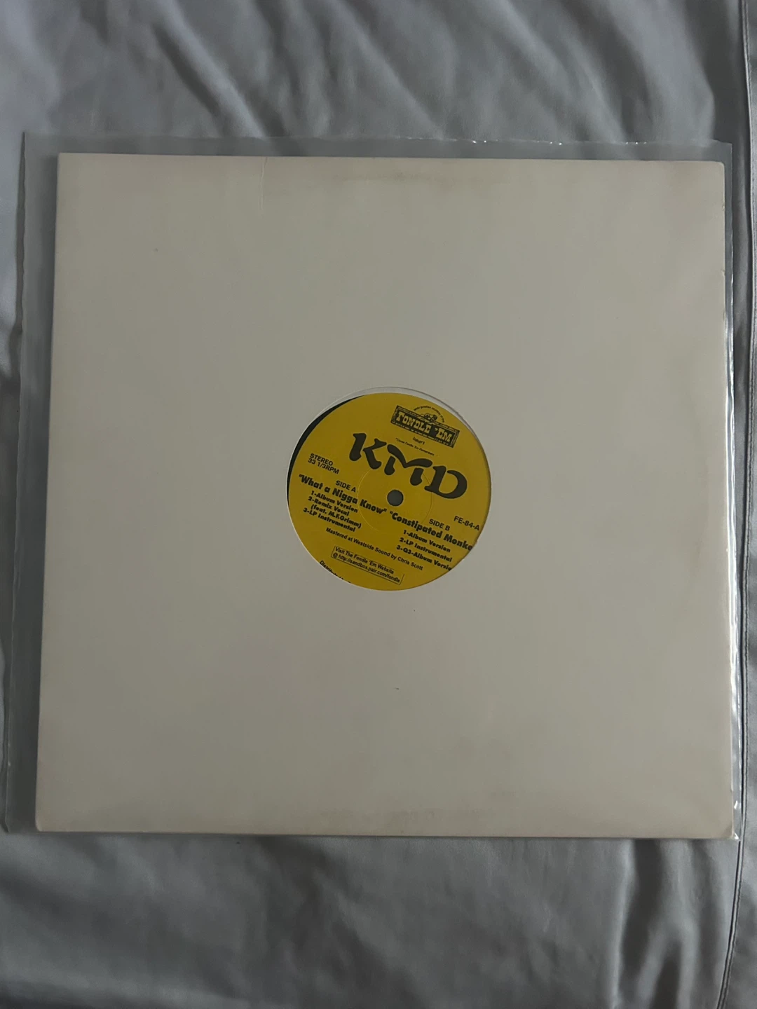 MF DOOM KMD What a Nigga Know / Constipated Monkey Vinyl - photo 3