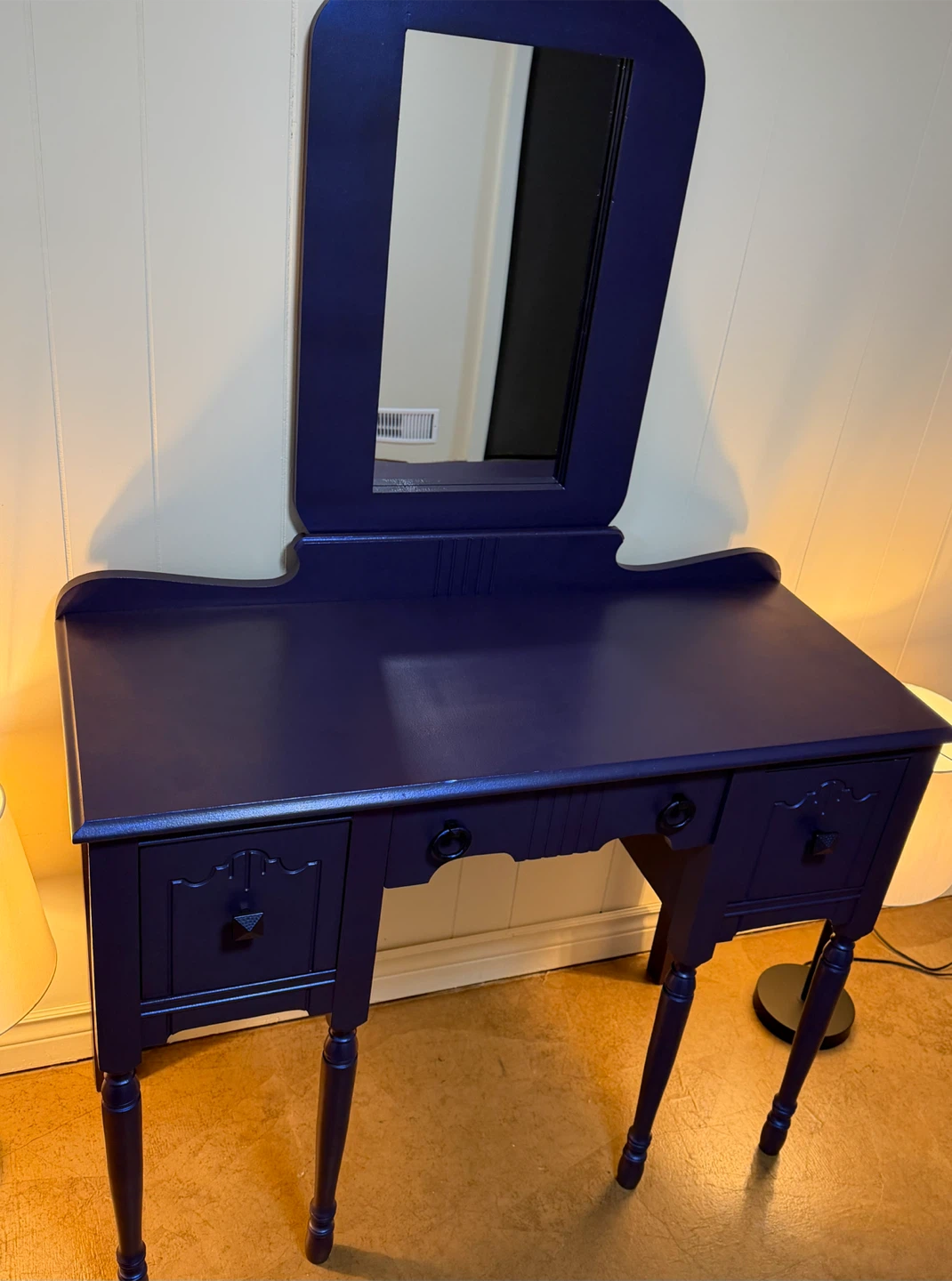 Purple Vanity with Mirror - photo 2