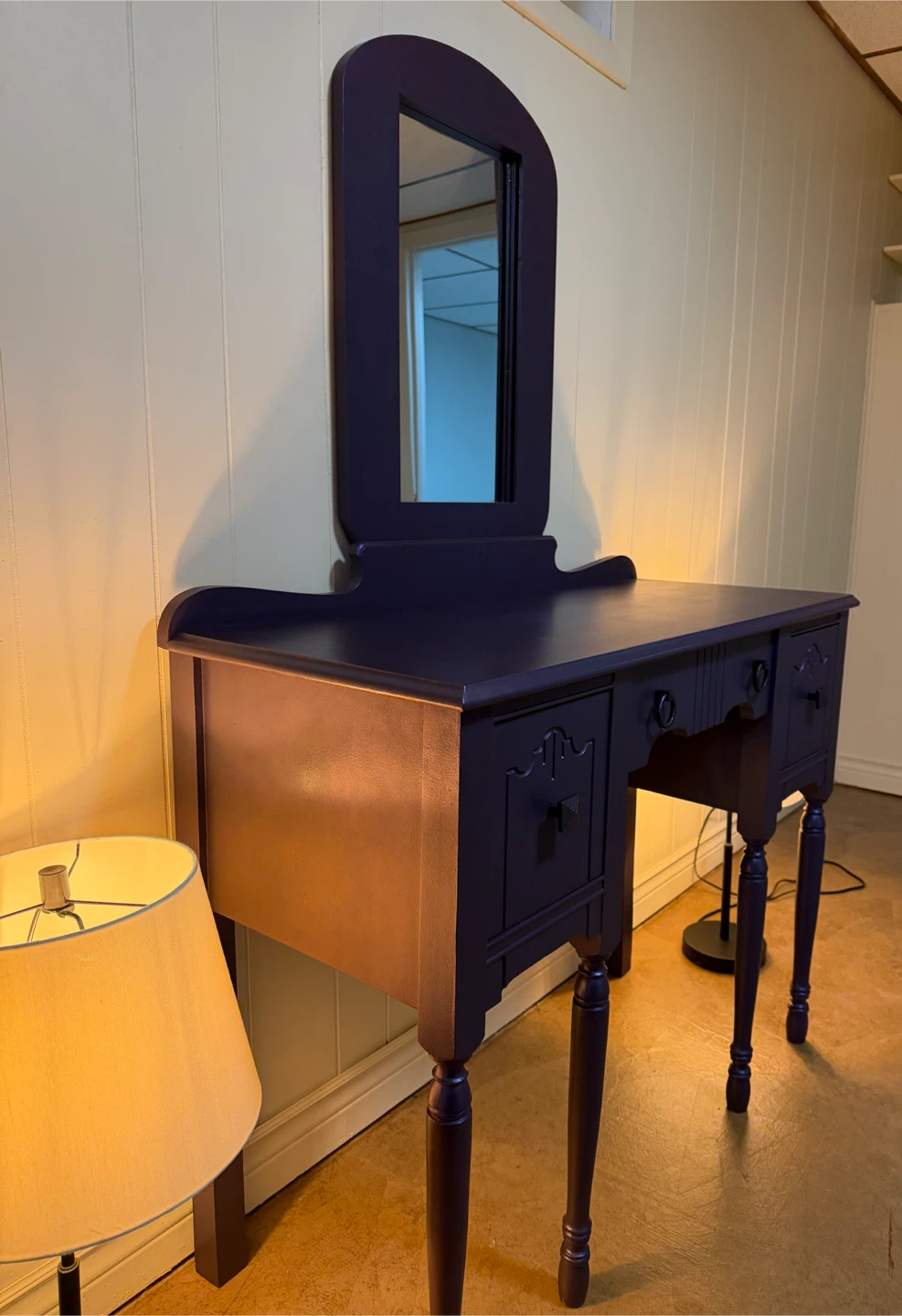 Purple Vanity with Mirror - photo 3