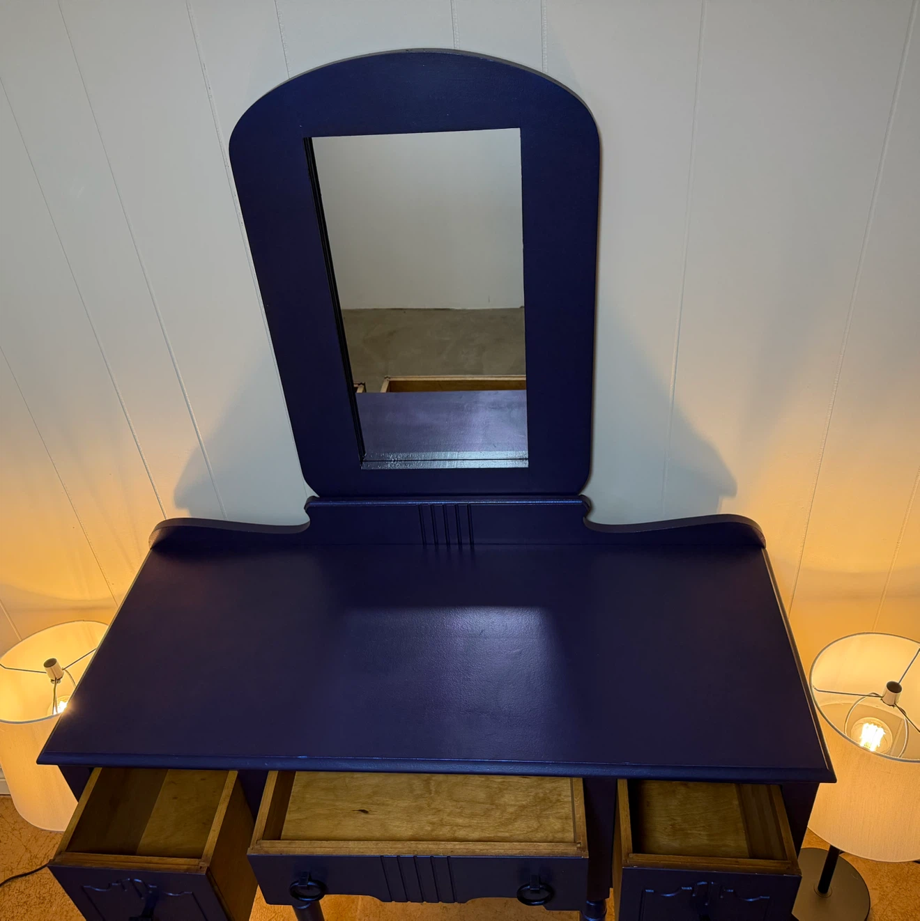 Purple Vanity with Mirror - photo 5
