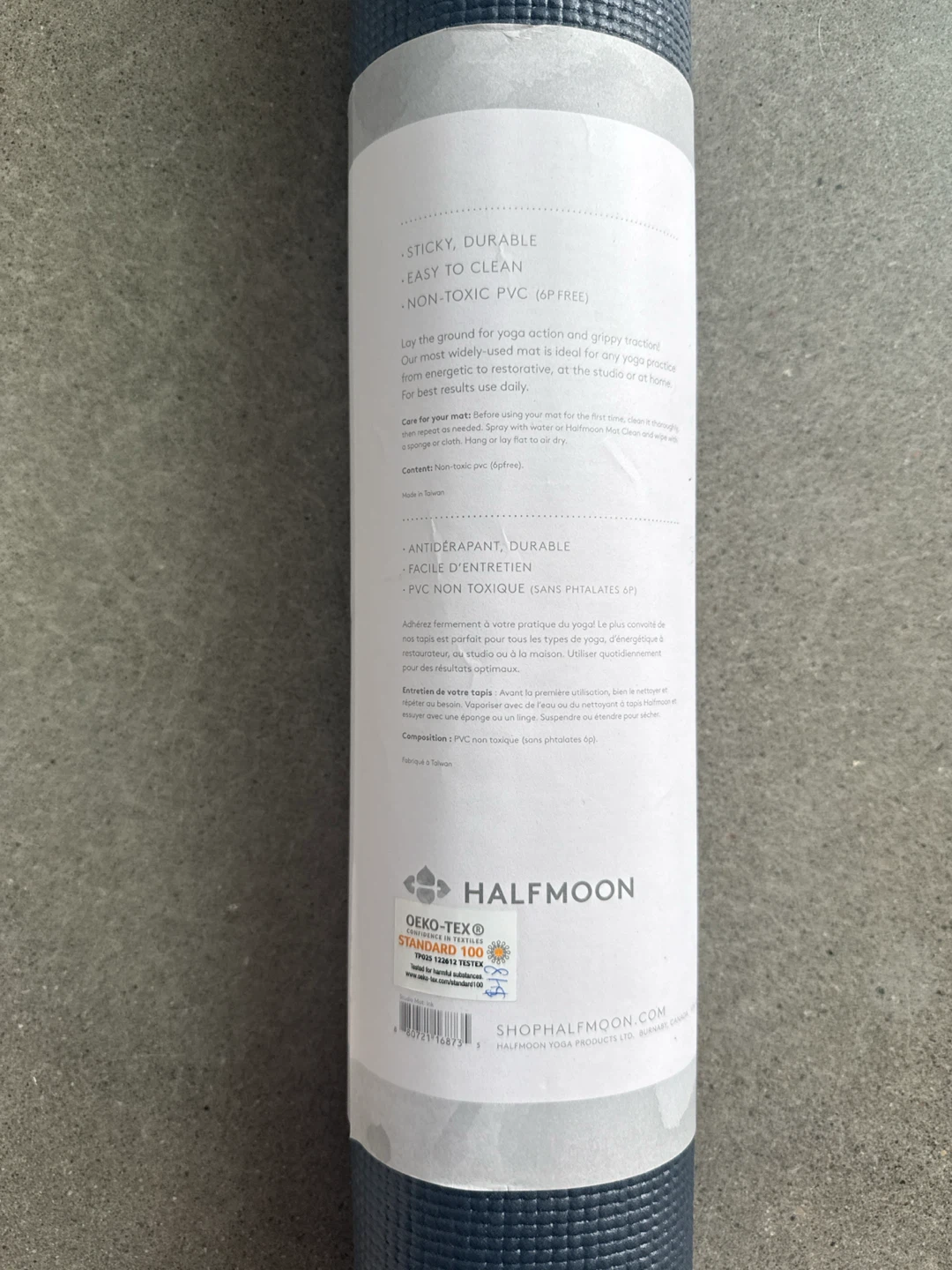 Halfmoon Yoga Mat - Ink colour - photo 3