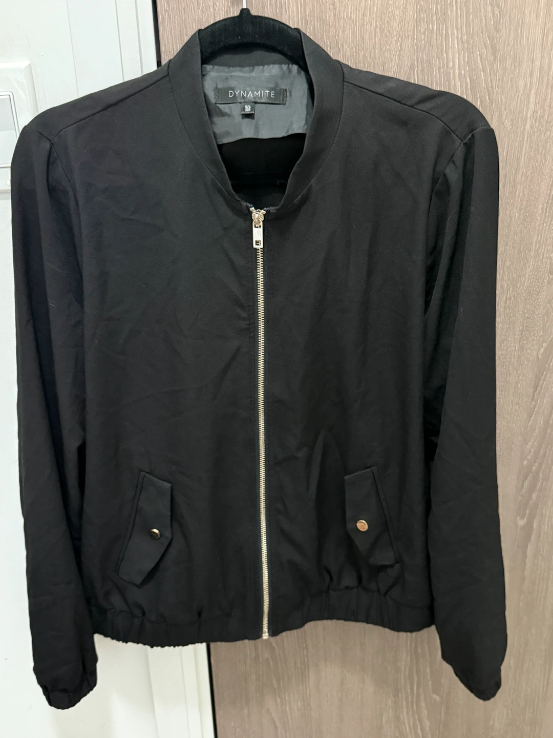 Dynamite Black Bomber Jacket