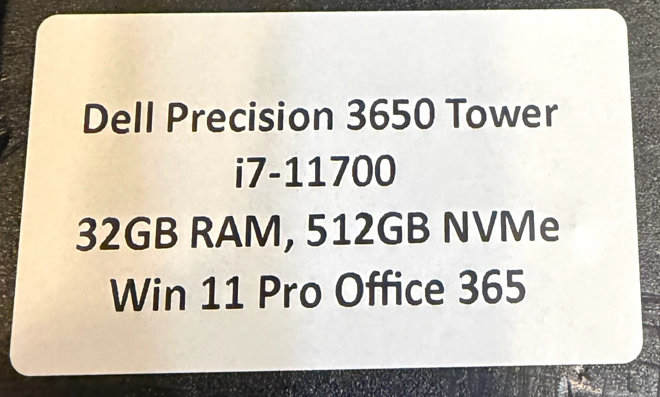 Dell Precision 3650 Tower Desktop - photo 4