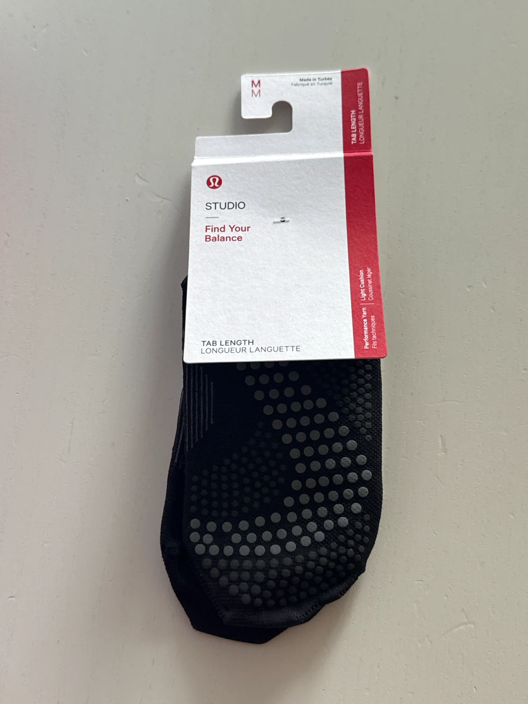 Lululemon Find Your Balance Tab Socks Medium