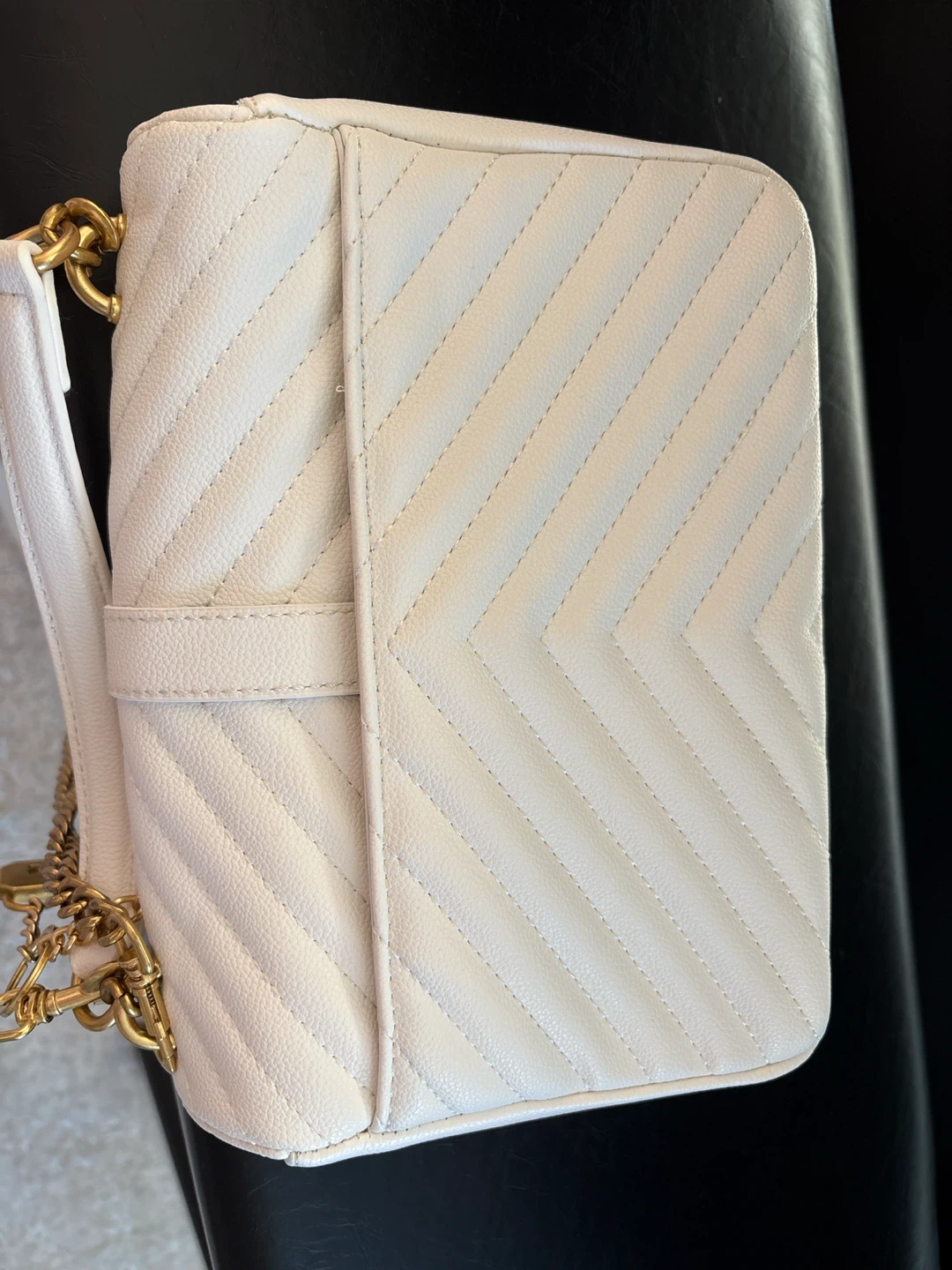 Saint Laurent College Bag Medium White - photo 3