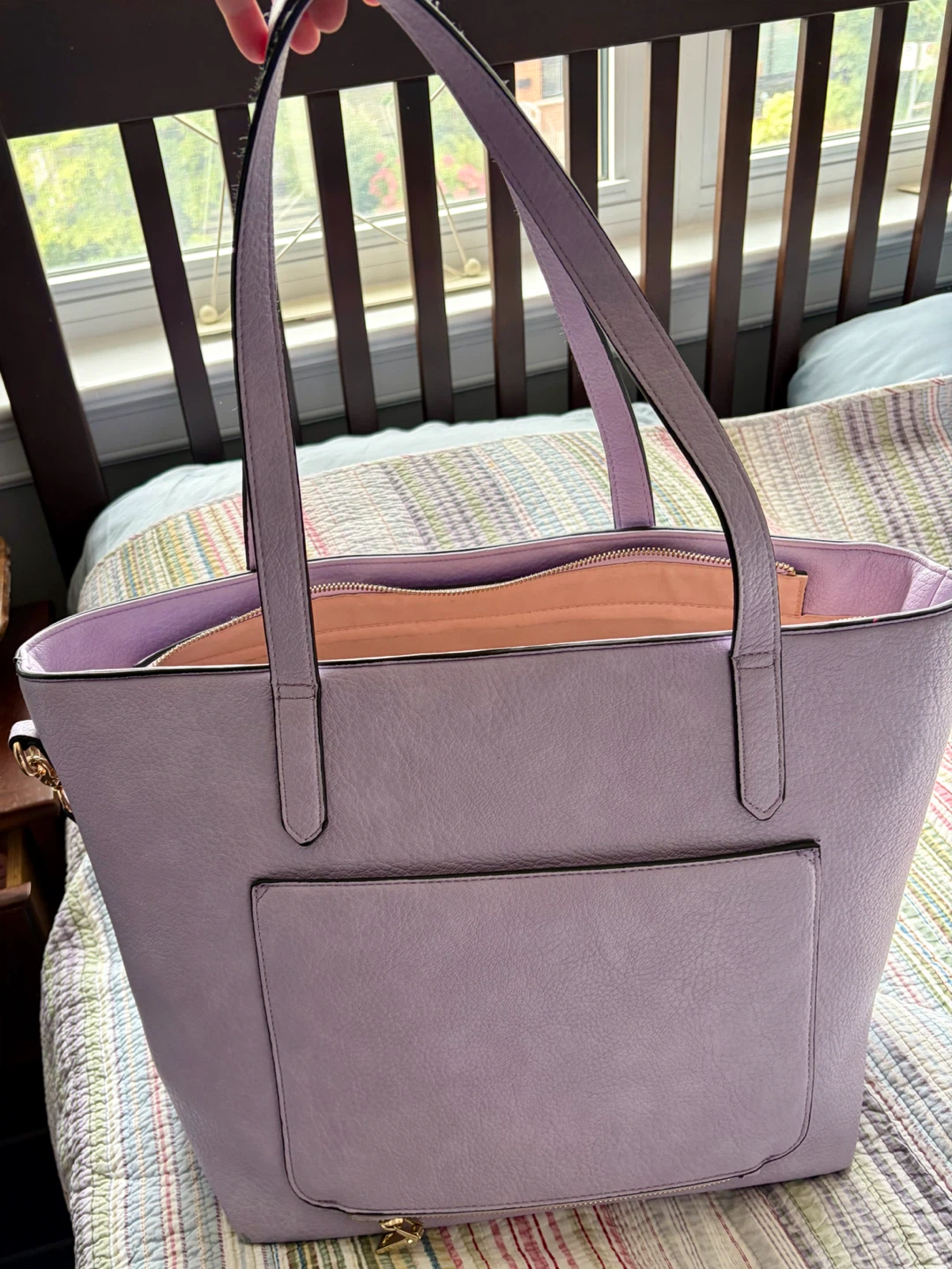 Poppy & Peonies Lavender Go Getter Tote bag - photo 2