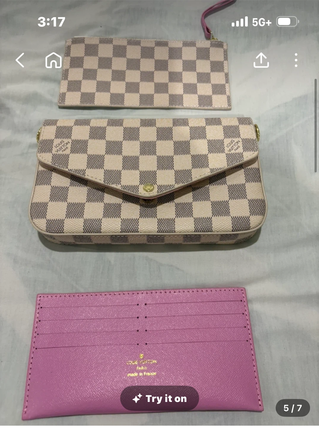 Louis Vuitton Damier Azur Félicie Pochette