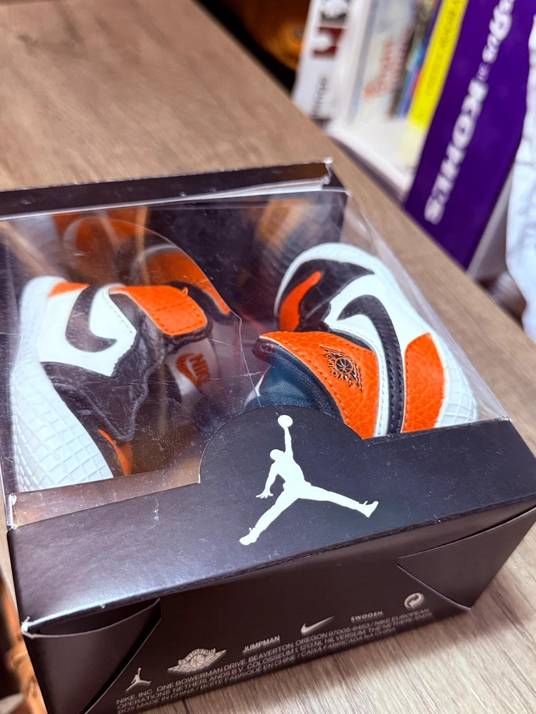 Nike Jordan 1 Crib Bootie Black Starfish Baby Shoes