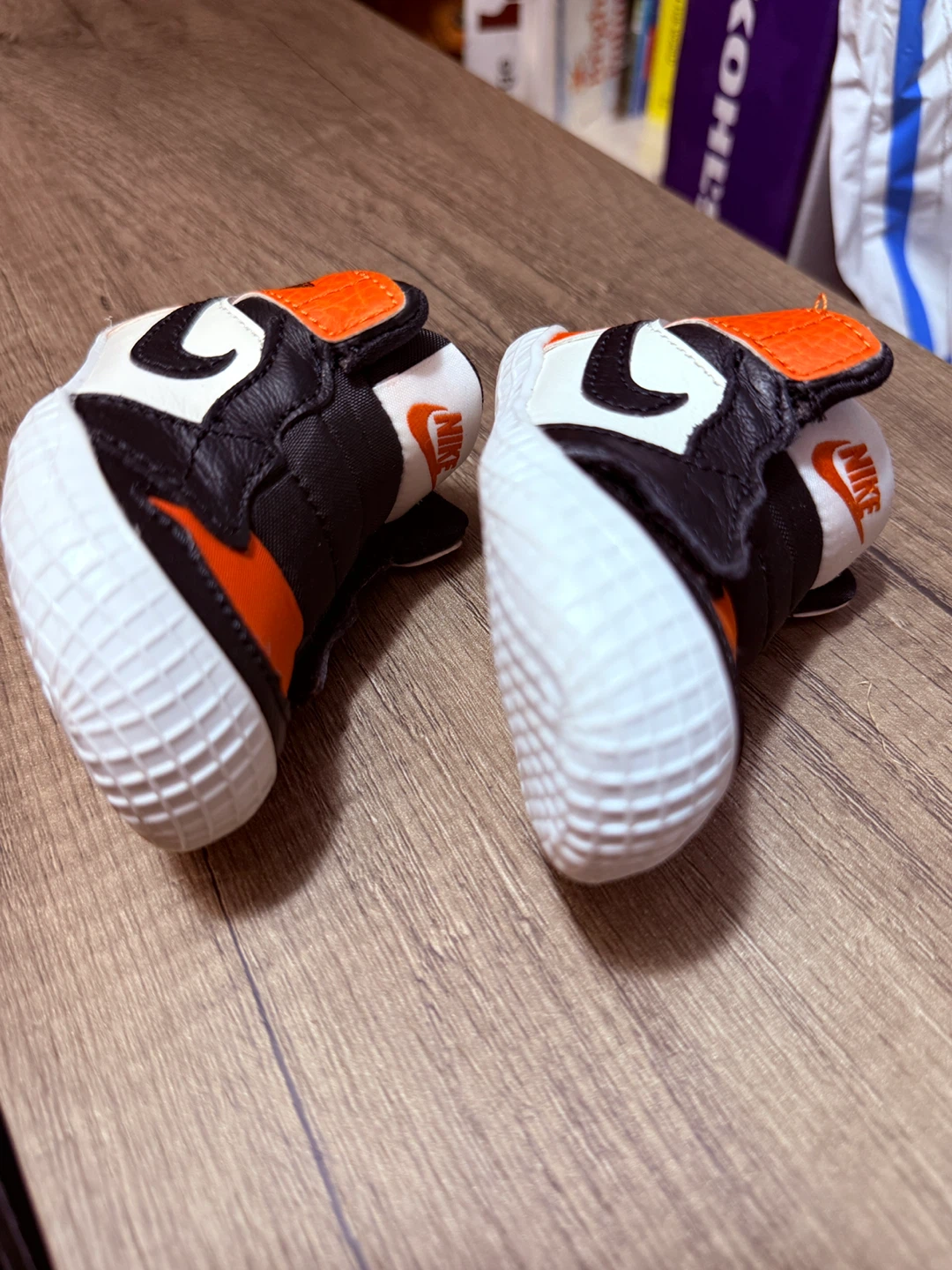 Nike Jordan 1 Crib Bootie Black Starfish Baby Shoes - photo 4