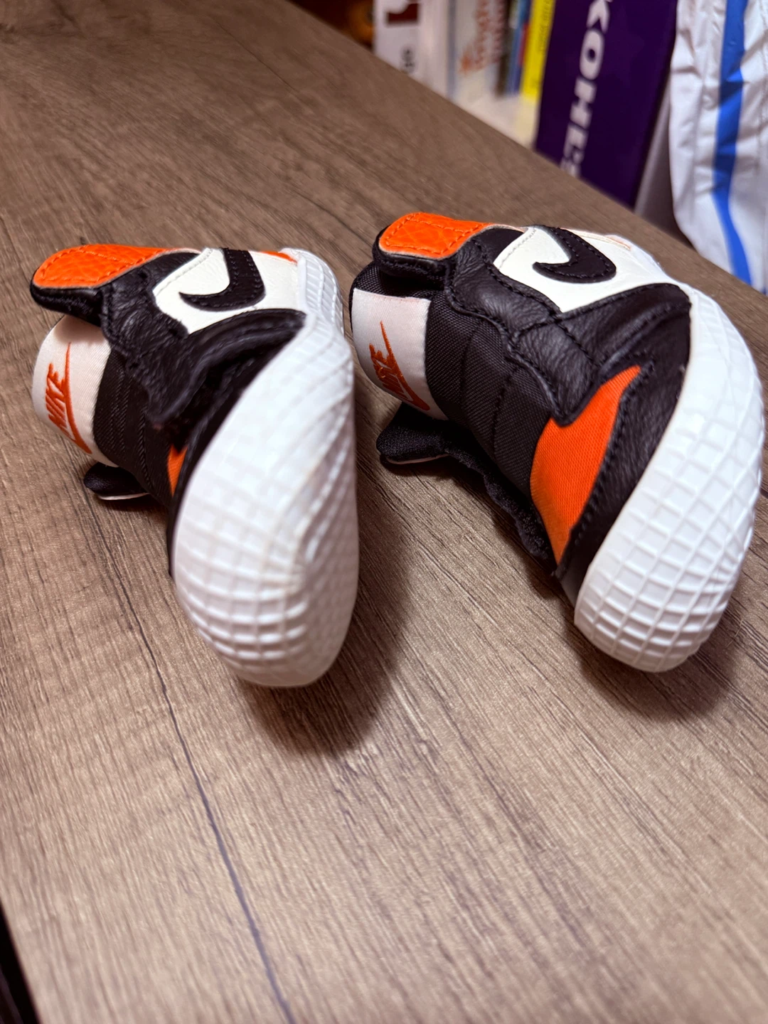 Nike Jordan 1 Crib Bootie Black Starfish Baby Shoes - photo 5