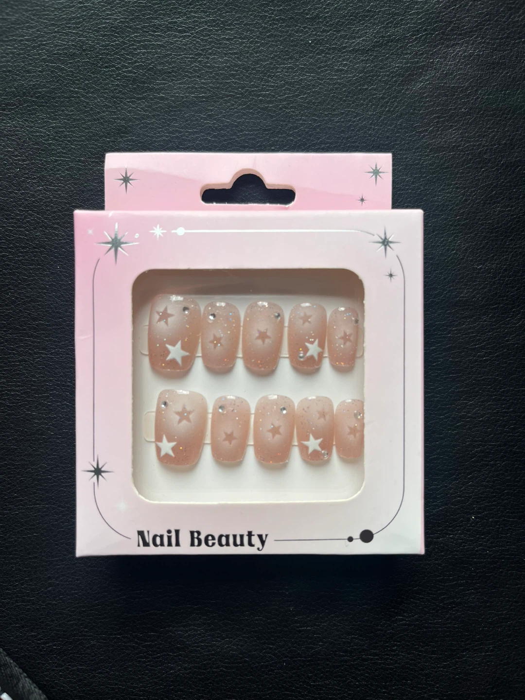 Press-on Nails with Star Accents