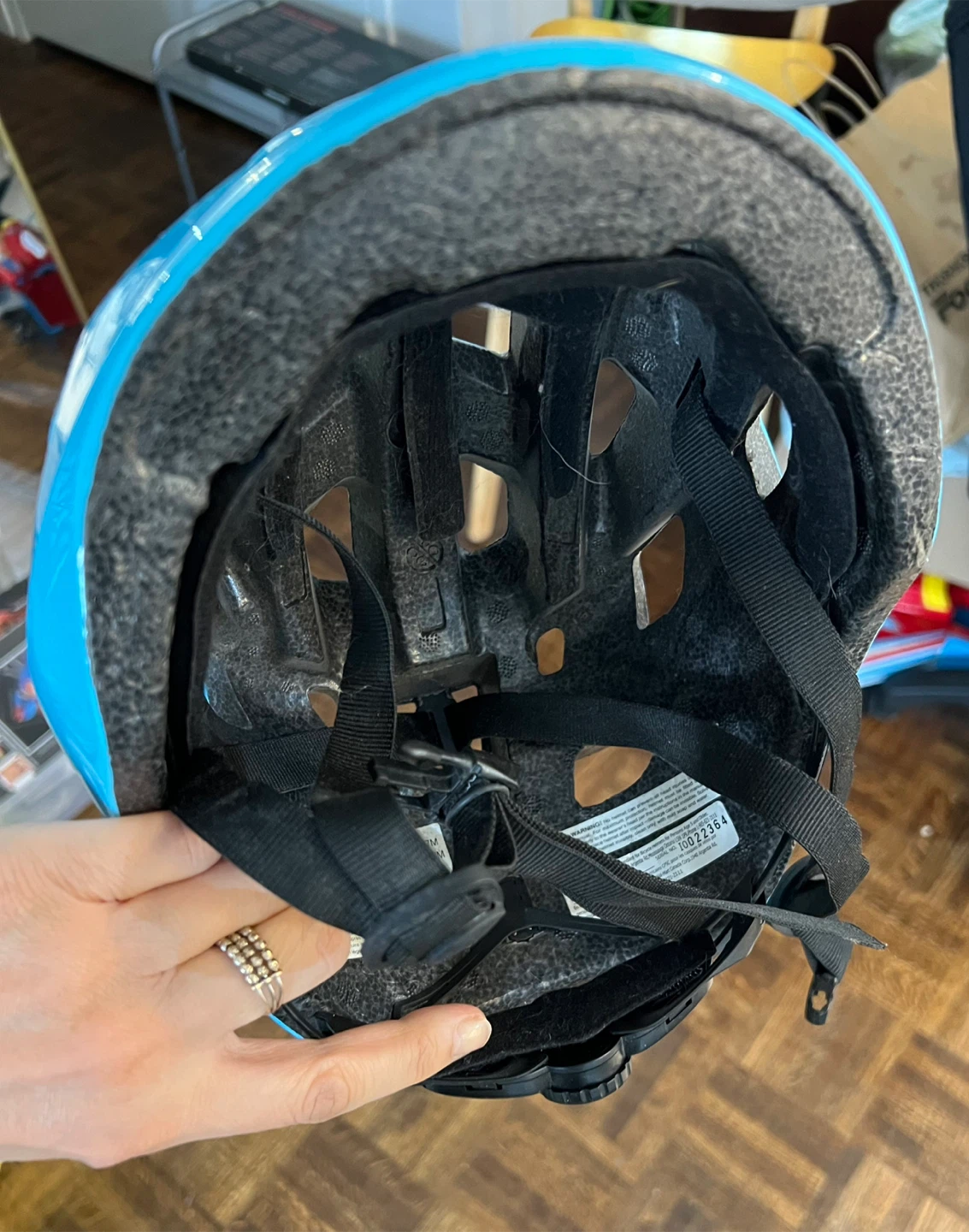 Blue Bicycle Helmet - photo 2
