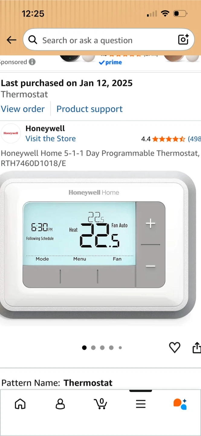 Two Honeywell Home T4 Programmable Thermostats