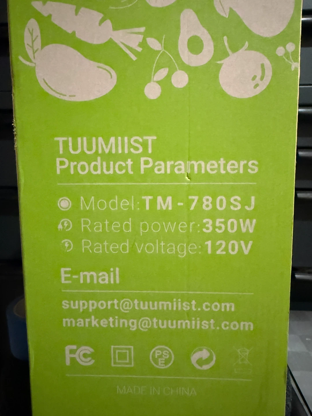 TUUMIIST TM-780SJ Slow Juicer - photo 4