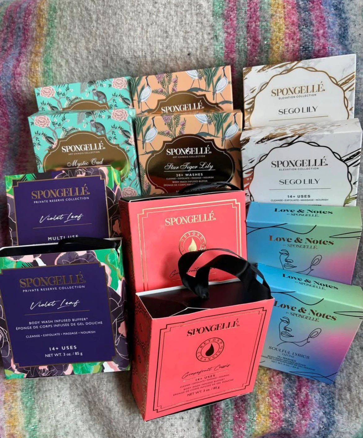 $8 each Spongelle body and pedi available