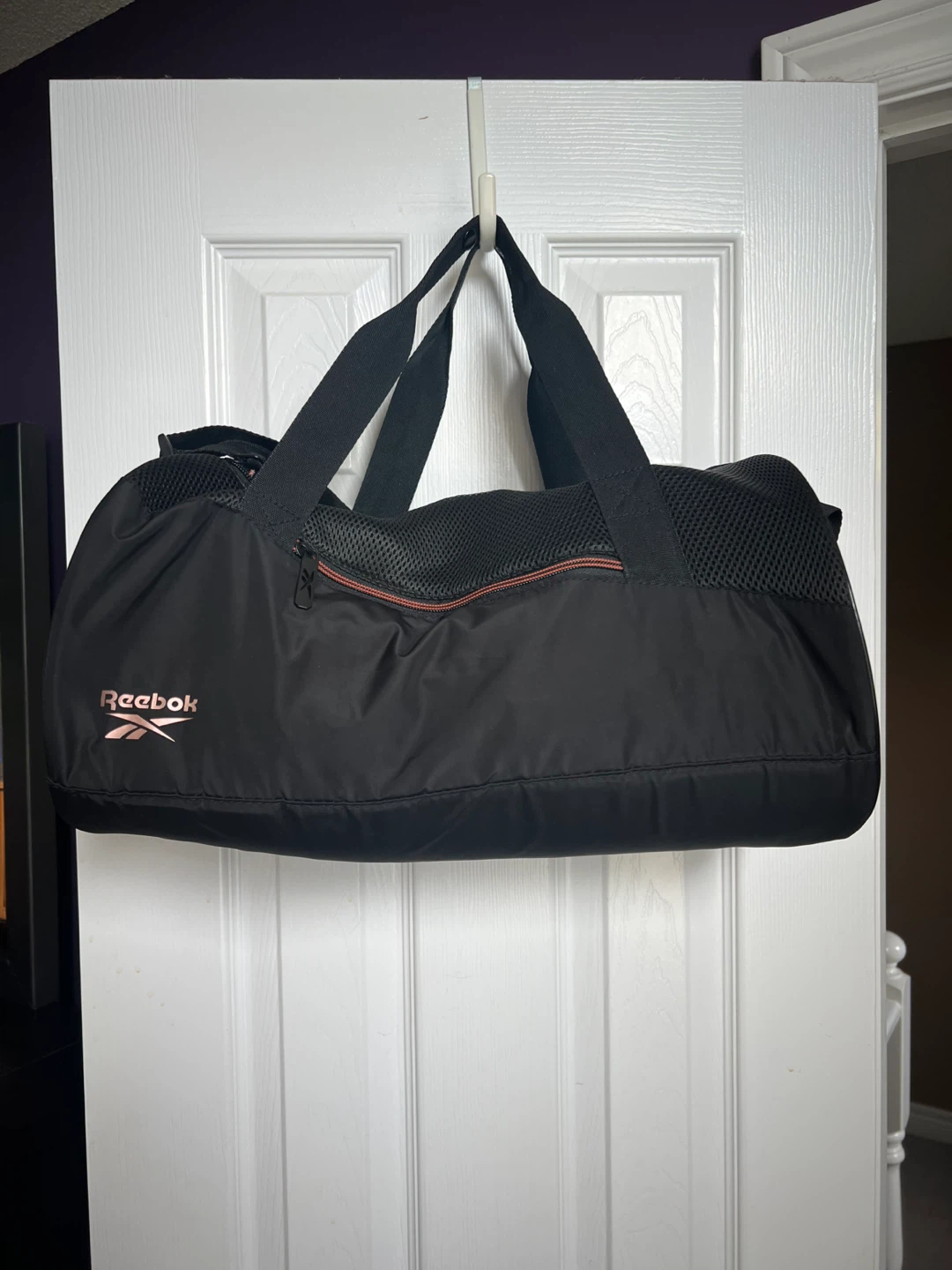 Reebok Black Gym Duffel Bag